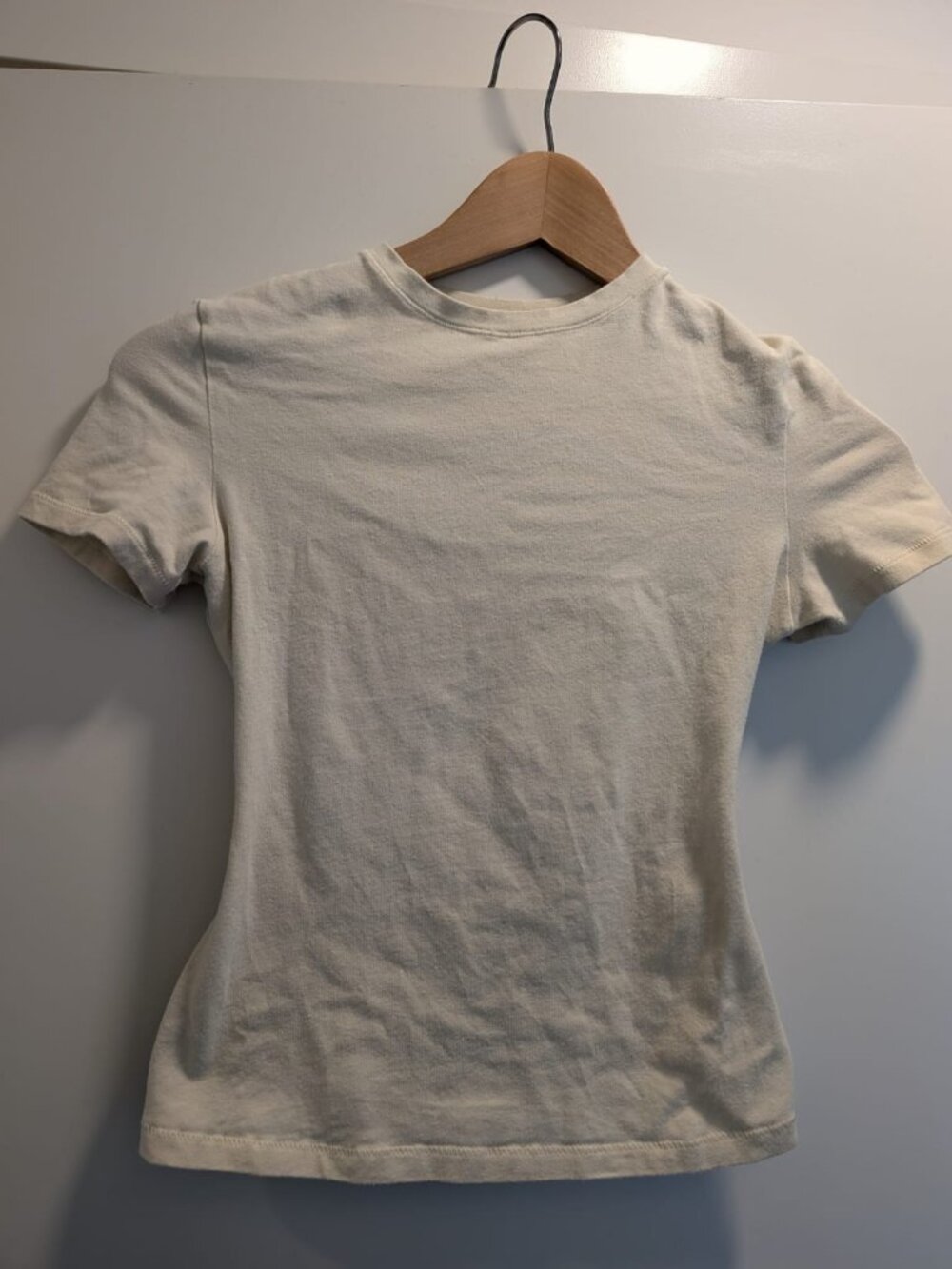 SKIMS - Cotton Jersey T-Shirt - XS - Colour: Bone